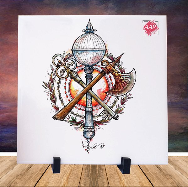 Azulejo Orixá Ayrá