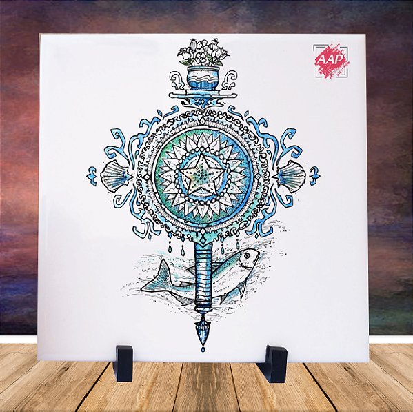 Azulejo Orixá Iemanjá