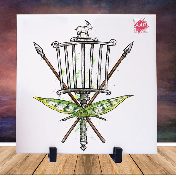 Azulejo Orixá Iroko