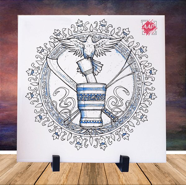 Azulejo Orixá Oxaguiã