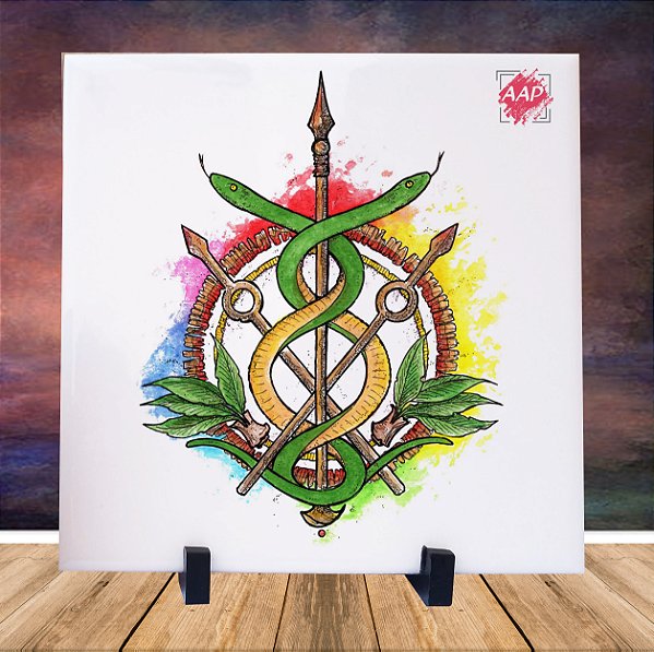 Azulejo Orixá Oxumaré