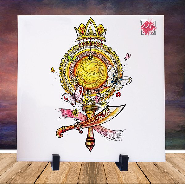 Azulejo Orixá Oyá Onirá