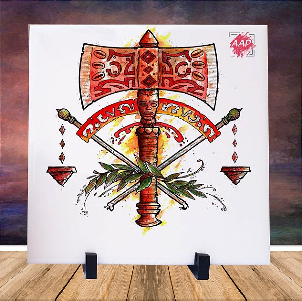 Azulejo Orixá Xangô