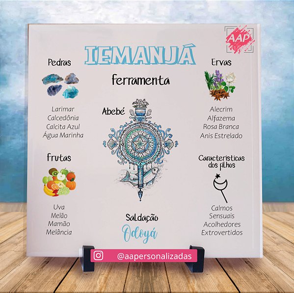 Azulejo Orixá Iemanjá