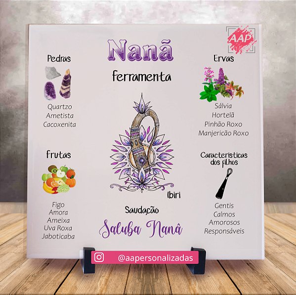 Azulejo Orixá Nanã