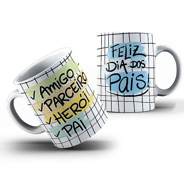 Caneca de Porcelana Dia dos Pais