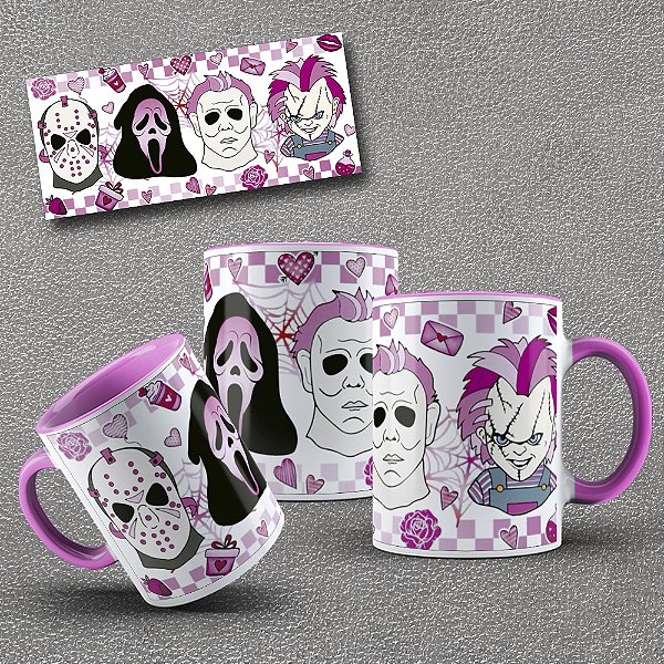 Caneca de Porcelana Halloween