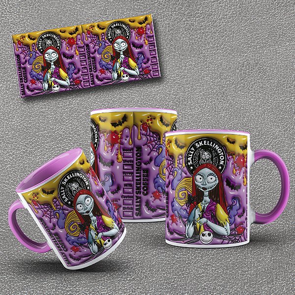 Caneca de Porcelana Halloween