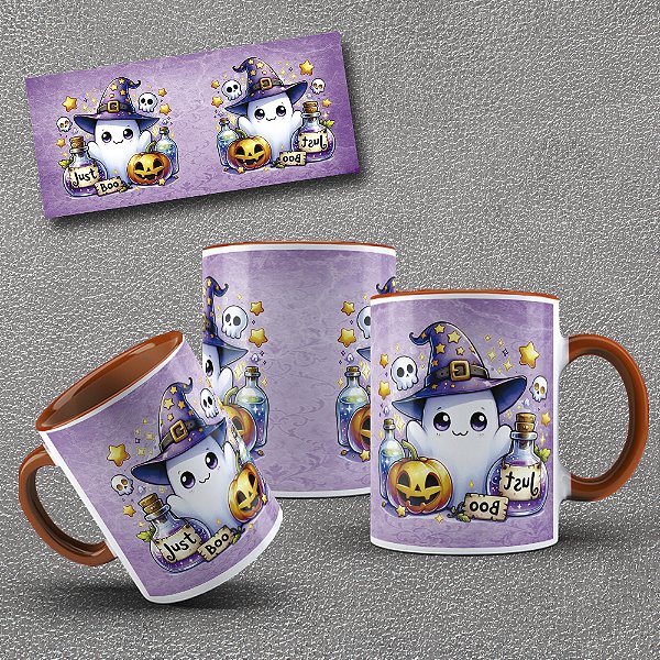 Caneca de Porcelana Halloween