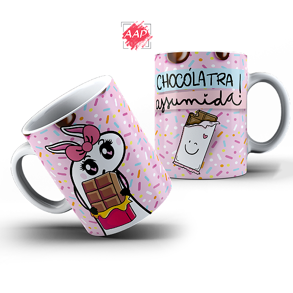 Caneca de Porcelana Páscoa Flork