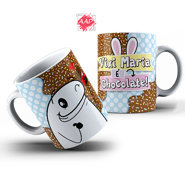 Caneca de Porcelana Páscoa Flork
