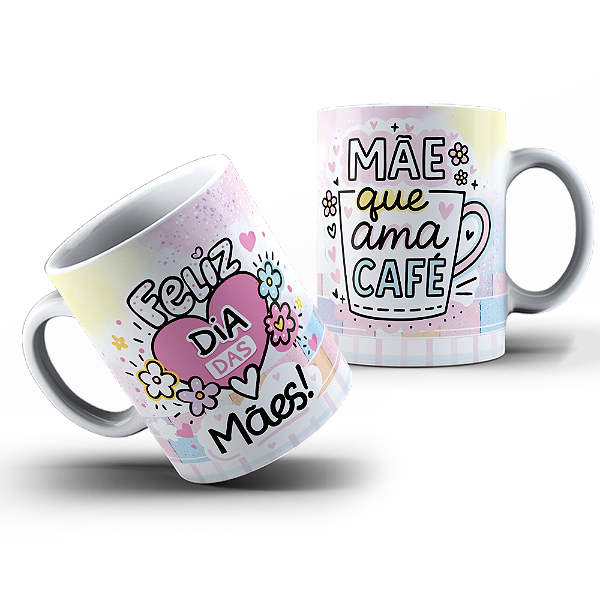 Caneca de Porcelana Dia das Mães