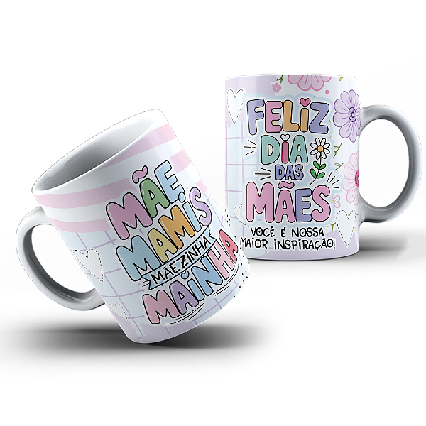 Caneca de Porcelana Dia das Mães