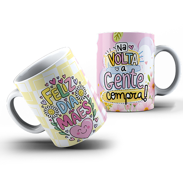 Caneca de Porcelana Dia das Mães