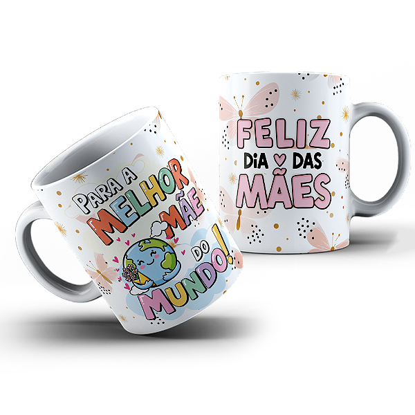 Caneca de Porcelana Dia das Mães