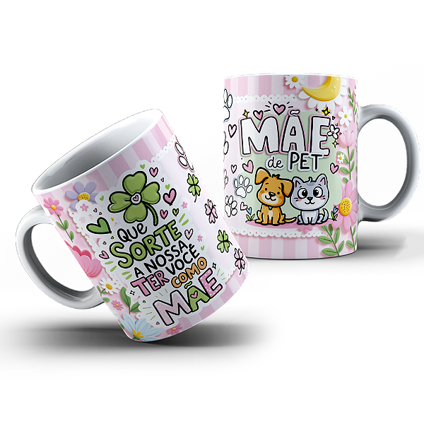 Caneca de Porcelana Dia das Mães
