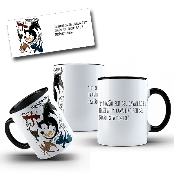 Caneca Porcelana Quarta Asa