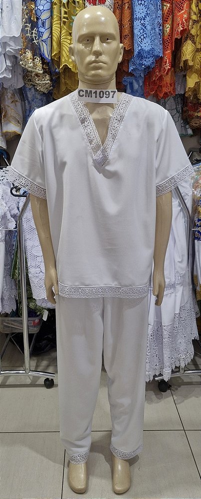 Conjunto Masculino Em Gabardine 2 Peças - CM1097