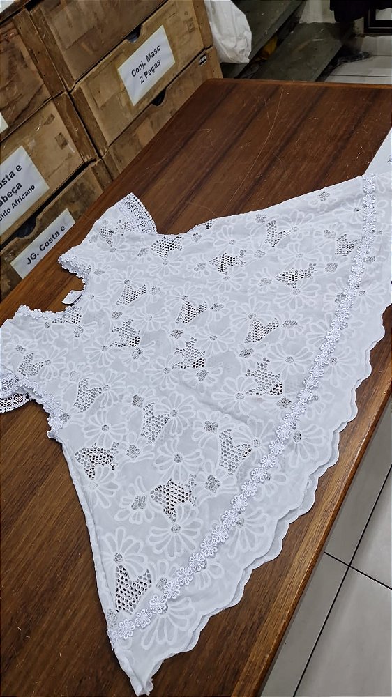 Baiana em Renda Africana 5 Peças - NW