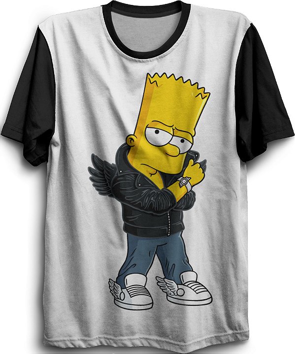 camisa do bart simpson