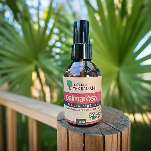 Hidrolato Orgânico de Palmarosa 100ml