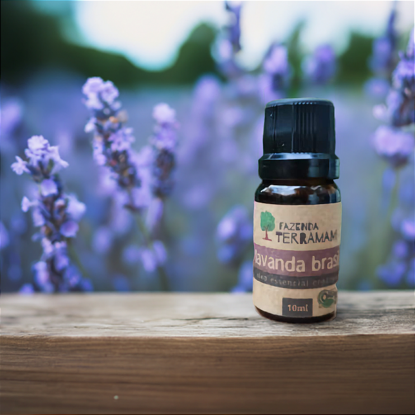 Óleo Essencial Orgânico de Lavanda Brasil (Dentata) 10ml