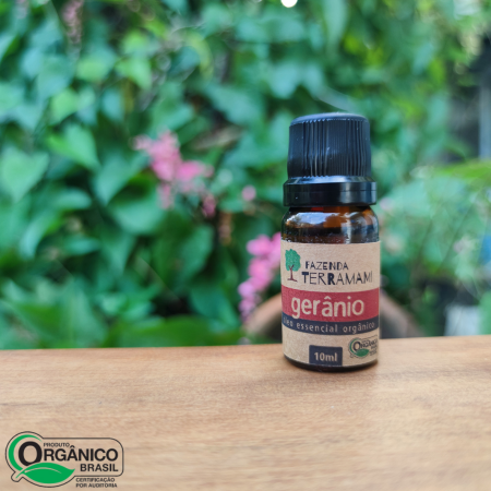 Óleo Essencial Orgânico de Gerânio 10ml