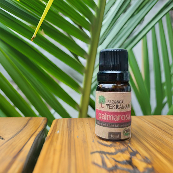 Óleo Essencial Orgânico de Palmarosa 10ml
