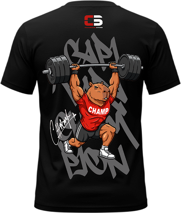 Camiseta Capivara RX Jerk Preto
