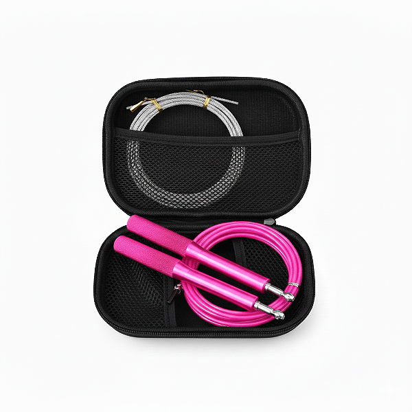 Kit Speed Rope Rosa - Cordinha Crossfit CHAMP