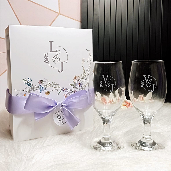 Caixa + 2 Copos Windsor Cerveja - Personalizados