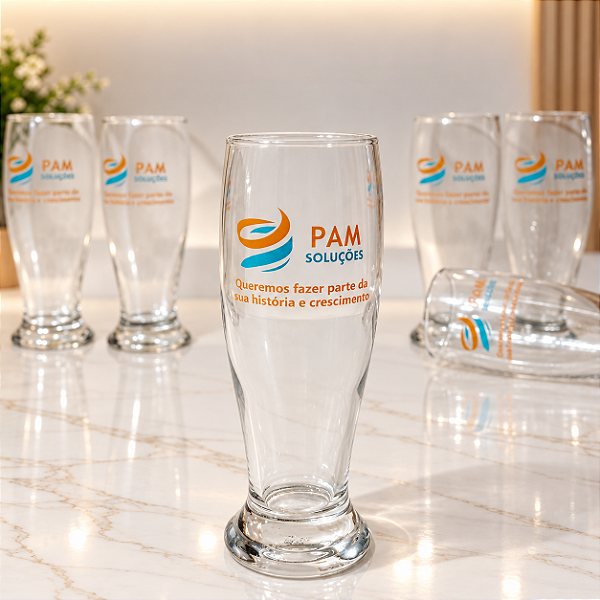 Copo Munich para Cerveja Personalizado – Gravação Colorida UV