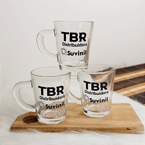 Kit 6 xícaras Pain personalizada - impressão Uv