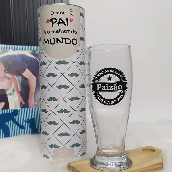 Copo Paizão e Tubo Lata  “Melhor do Mundo” | DM Jateados