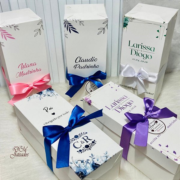 aixa Presente Personalizada | Tema à Escolha + Laço de Cetim (Individual)