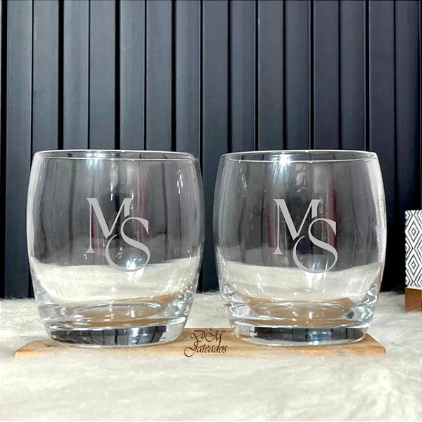 Copo Oca Rocks para whisky personalizado