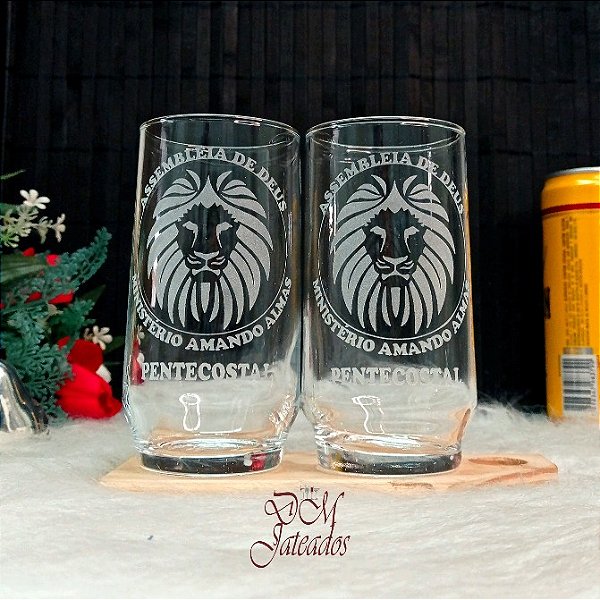 Copo Light para Água/Suco personalizado com jateamento