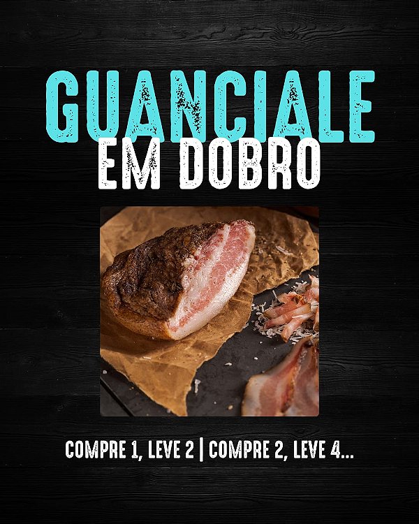 Guanciale 200g em DOBRO