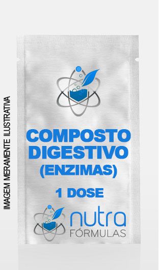 COMPOSTO DIGESTIVO (ENZIMAS) - SACHÊ EM PÓ - 30 DOSES