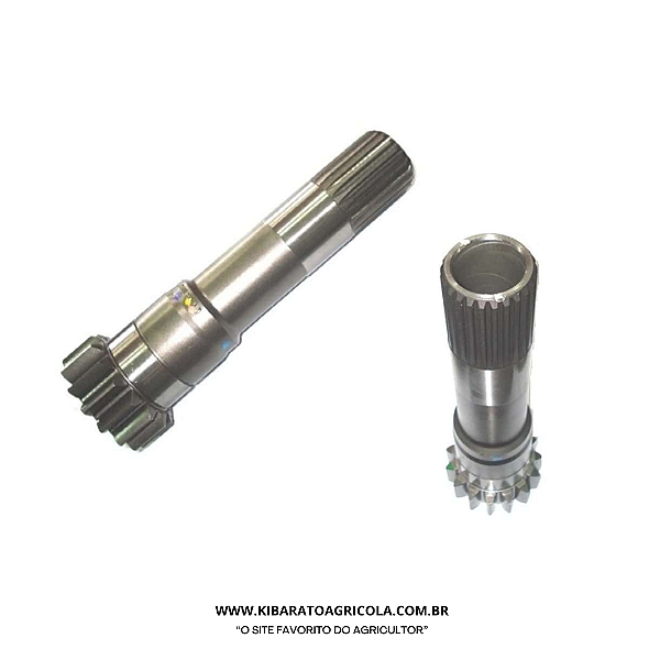 EIXO PILOTO DA TOMADA DE FORÇA (C/ ROLAMENTO E RETENTOR) CX CAMBIO 12 VELOC – PTO 540 RPM-TRATORES MASSEY FERGUSON- 265 A 299/610 A 650/5275 A 5320