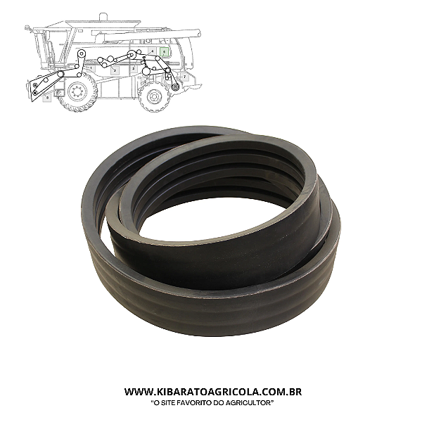 CORREIA PICADOR DE PALHA COLHEITADEIRA STS JD