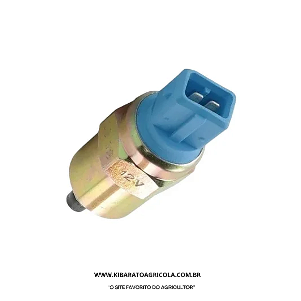SOLENOIDE 12V DA BOMBA INJETORA C/DUAS SAIDAS VALTRA/MF LINHA 200/4200