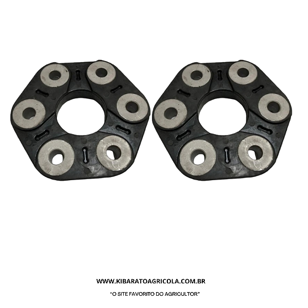 DISCO BORRACHA ACOPLAMENTO ROTOR COLHEITADEIRA MASSEY FERGUSON 4690/5690/6690/BC4500