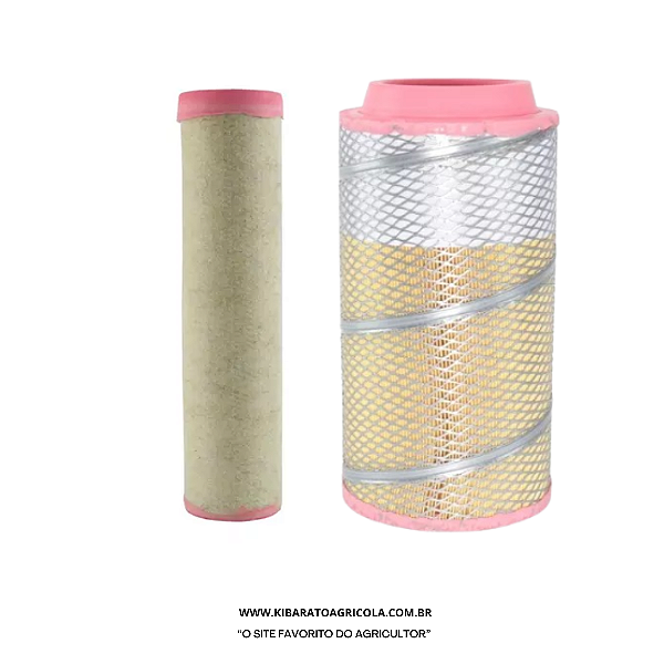 KIT FILTRO AR EXTERNO E INTERNO MF 4265/4275/4283/4290/4291/3306/3307/3308