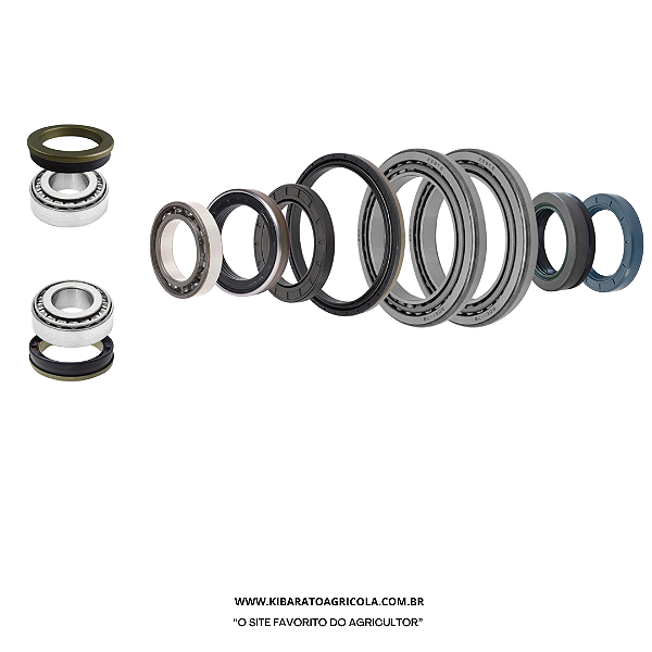 KIT RETENTOR TRAÇÃO DANA JOHN DEERE 5055/5060/5070/5075/5078/5080/5085/5090