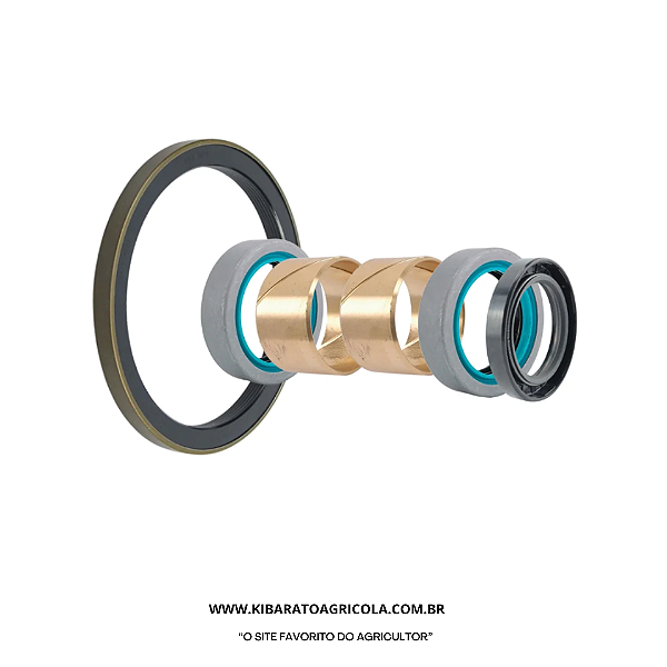 KIT RETENTOR TRAÇÃO ZF 345/350/3045/3050 MF/VALTRA/JOHN DEERE