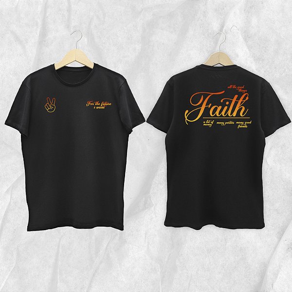 Camiseta Estampada Faith