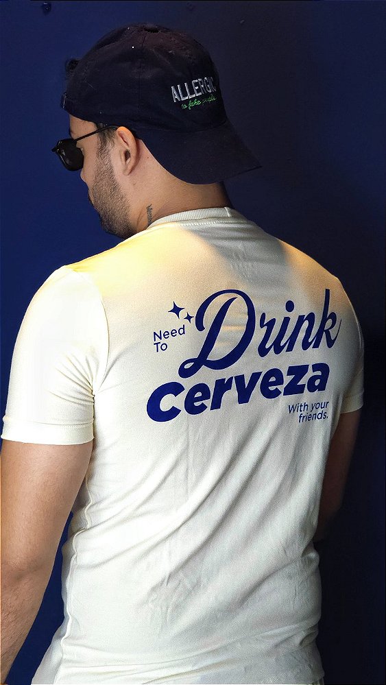 Camiseta Estampada Cerveza