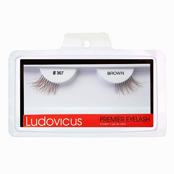 Cílios Postiços Ludovicus Cantoneira Marrom 307 (Origem: indonésia)