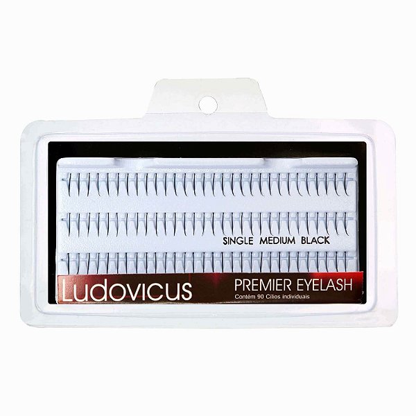 Cílios Fio A Fio Ludovicus Single Medium 10mm (Origem: Indonésia)